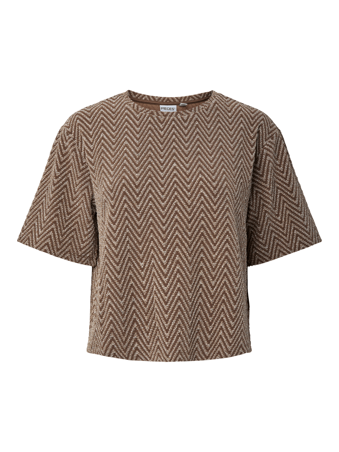 PCFINA T-shirt - Coffee Quartz - VERO MODA & VILA Bergvik
